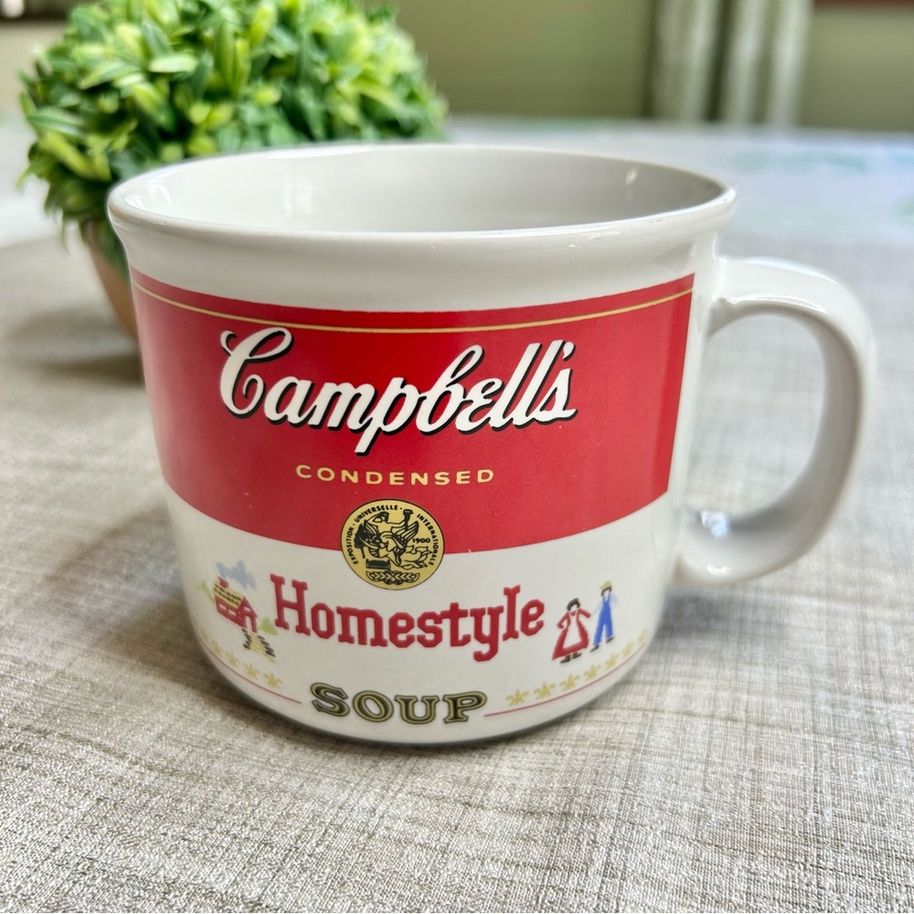 Vintage (1989) Campbell’s Homestyle soup mug, double sided artwork